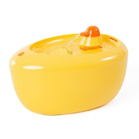 Aiwo Cat Water dispenser Automatic circulation Intelligent Pet Water dispenser Pet Water Supplies Hot Cross border Wholesale (Specifications: individual, colour: Little Yellow Duck Water dispenser - Yellow)