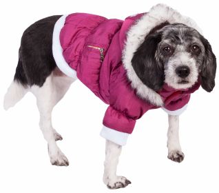 Metallic Fashion Pet Parka Coat (size: X-Small)